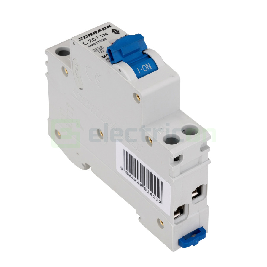 MCB C 20 A 1P+N Schrack AM617520