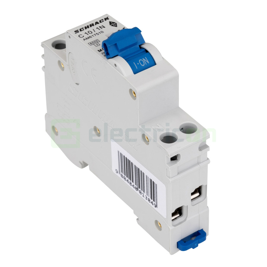 MCB C 10 A 1P+N Schrack AM617510