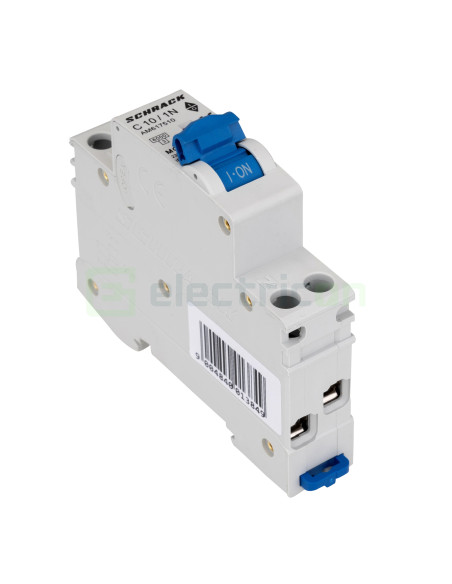 MCB C 10 A 1P+N Schrack AM617510
