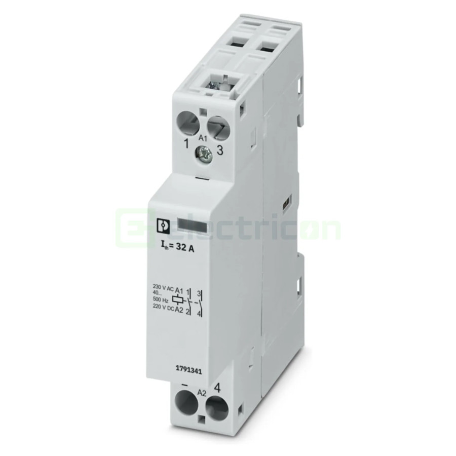 Contactor modular silențios 1P 32A 2NO Phoenix Contact 1791341