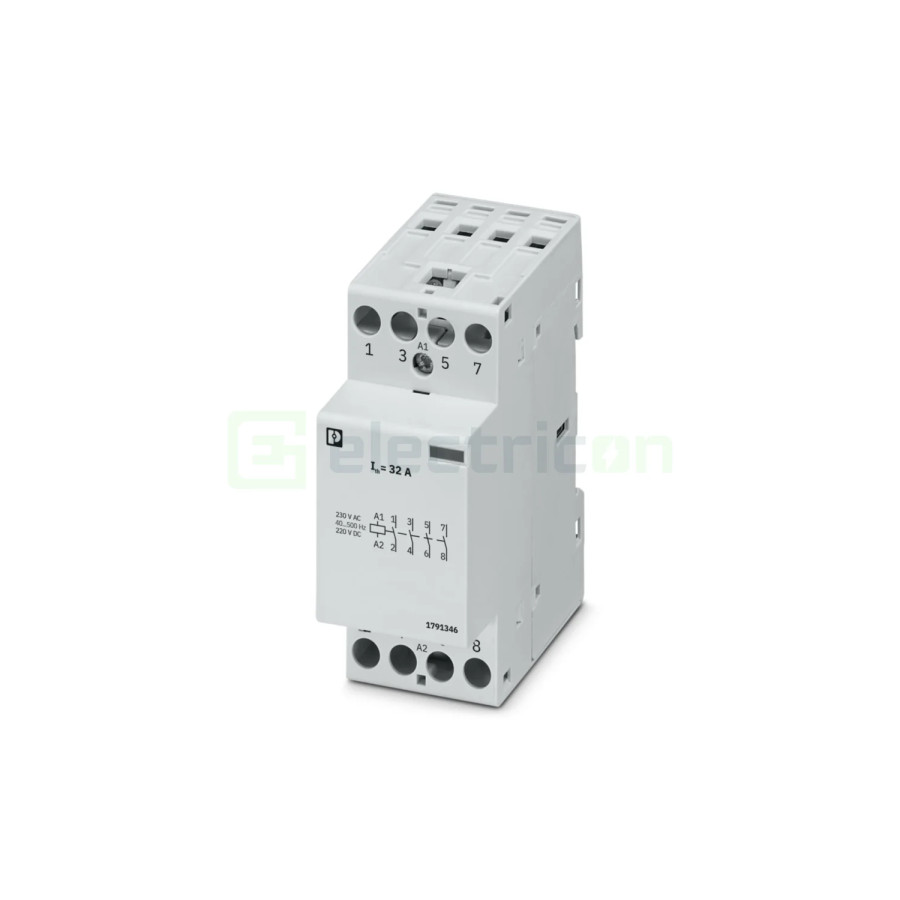 Contactor modular silențios 2P 32A 4NO Phoenix Contact 1791346