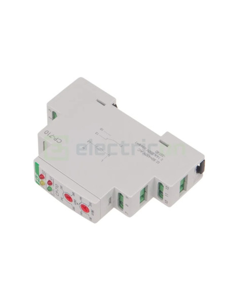 Releu tensiune monofazat blocare timp 16A CP-710 F&F