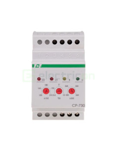 Releu tensiune trifazat blocare timp 10A CP-730 F&F Filipowski