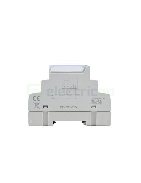Releu tensiune monofazat PV 16A LED CP-721-PV F&F