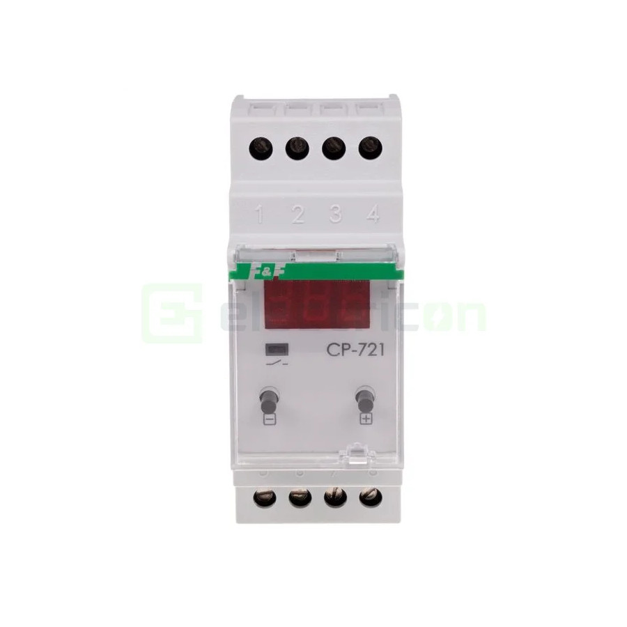 Releu tensiune monofazat 2x8A display CP-721 F&F