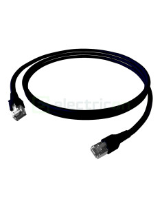 Cablu patch RJ45 10 Gbps 3 metri negru Schrack H6GTS03K0S