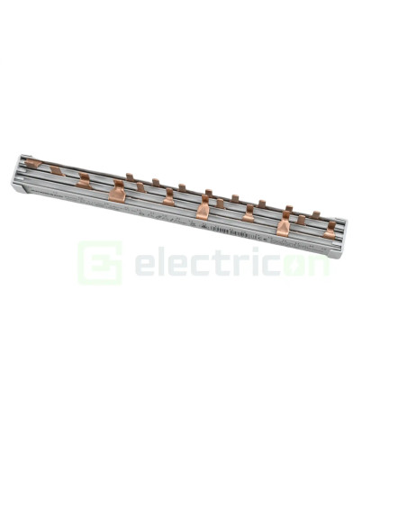 Busbar Trifazat 12 Module RCCB MCB Schrack BSA90170