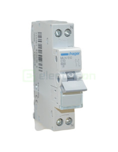 Siguranta Automata MCB C 10A 1P+N Hager MLN510