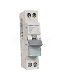 MCB - Siguranță automată - disjunctor - curba C 20A 6kA 1P+N Hager MLN520