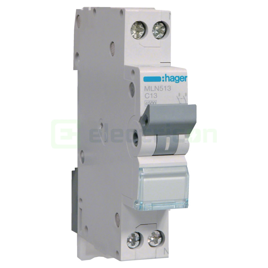 Siguranta Automata MCB C 13A 1P+N Hager MLN513