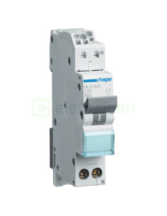Siguranta Automata MCB C 6A 1P+N QuickConnect Hager MLS506
