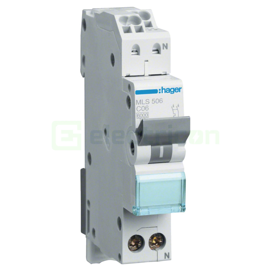 Siguranta Automata MCB C 6A 1P+N QuickConnect Hager MLS506