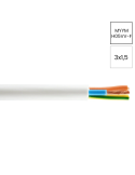 Cablu electric flexibil cupru H05VV-F - MYYM 3x1,5 mm²