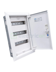 Tablou electric metalic - siguranțe - 36M (3x12) incastrat Univers Hager FWU31S