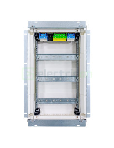 Tablou electric metalic - siguranțe - 36M (3x12) incastrat Univers Hager FWU31S 2