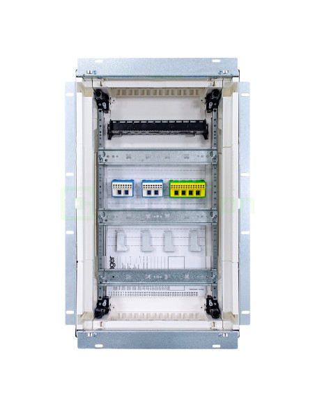 Tablou electric metalic - siguranțe - 36M (3x12) incastrat Univers Hager FWU31S