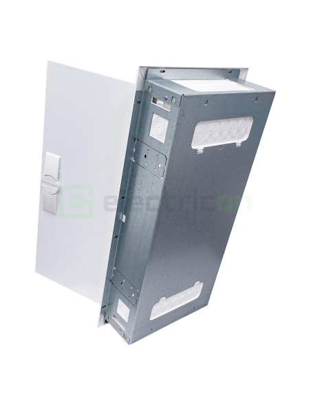 Tablou electric metalic - siguranțe - 48M (4x12) încastrat Univers Hager FWU41S