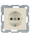 Priză - Schuko - încastrat - bej lucios - IP20 - Berker S.1 - 47438982