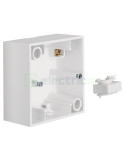 Doză aparataj - montaj aparent - 1 modul - 83x83x42 mm - alb mat - Berker S.1, 10419909