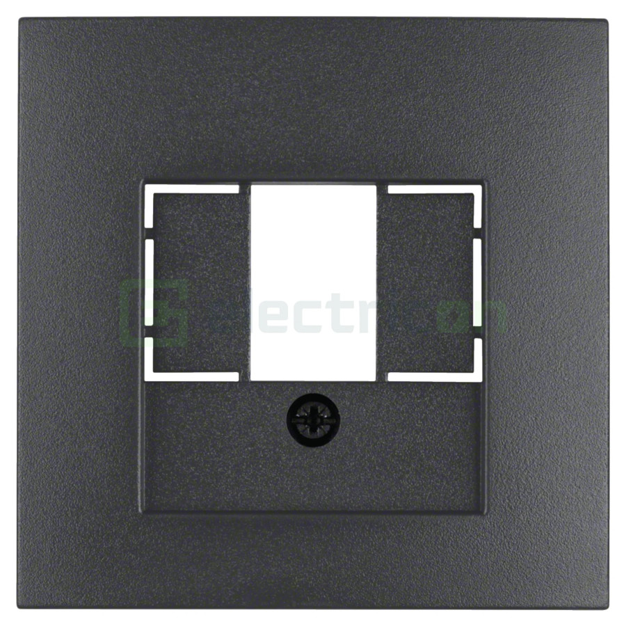 Ramă - 1 modul - decupaj TAE - antracit mat - Berker S.1 - 10331606