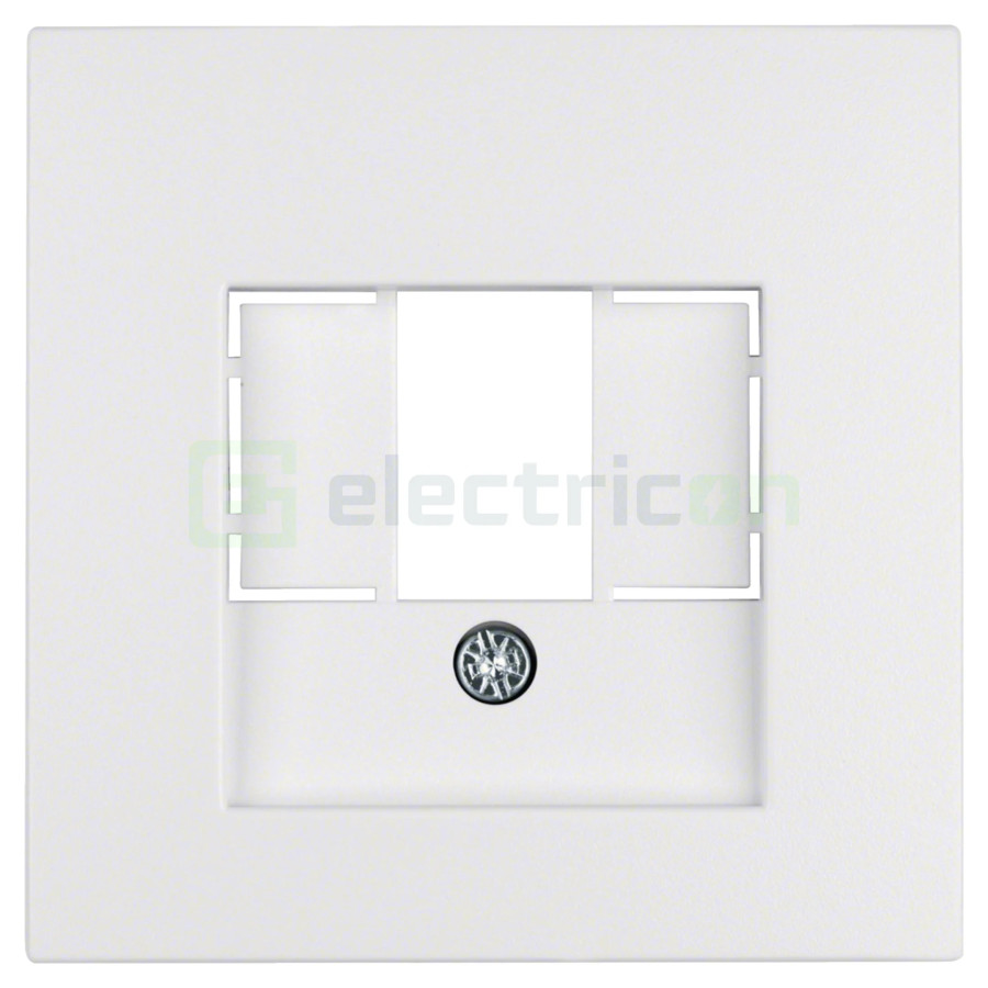Ramă - 1 modul - decupaj TAE - alb mat - Berker S.1 - 10331909