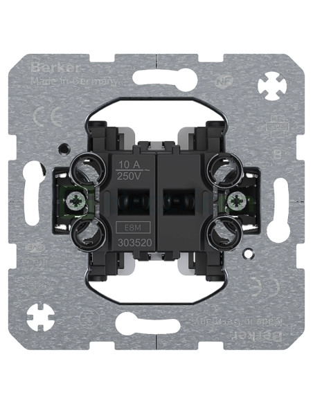 Mecanism întrerupător jaluzele - 1P - IP20 - Berker - 303520