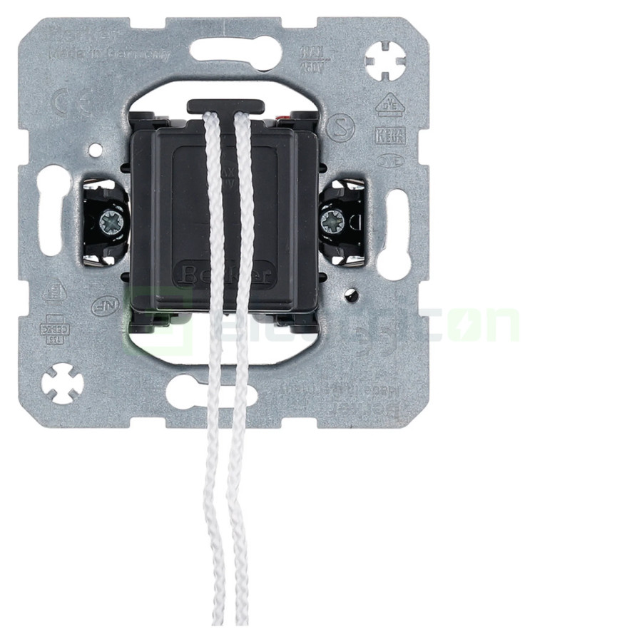 Mecanism întrerupător cu șnur - ON/OFF - alb - IP20 - Berker S.1 - 3966