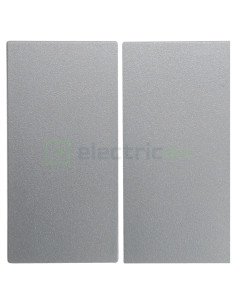 Tastă dublă - pentru întrerupător - serie S.1/B.3/B.7, gri mat - Berker - 16231404