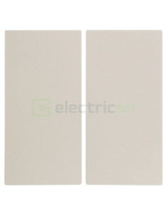 Tastă dublă - pentru întrerupător - serie S.1/B.3/B.7, bej lucios - Berker - 16238982