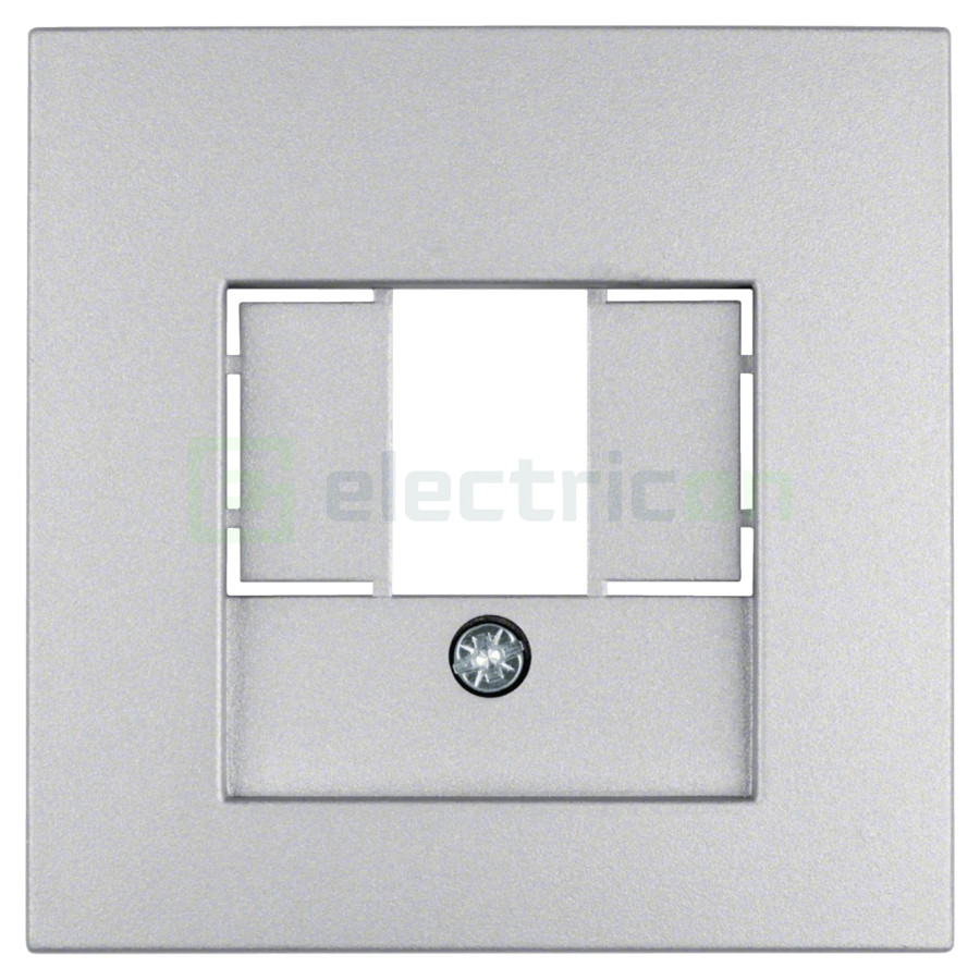 Ramă - 1 modul - decupaj TAE - gri lucios - Berker S.1 - 10331404