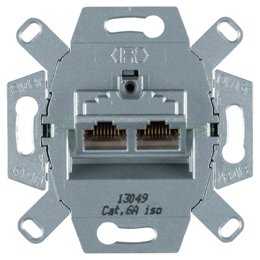 Priză - Rețea - RJ45 Cat.6a - 8 poli - încastrat - Berker - WDF410862