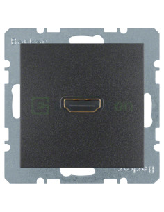 Priză - HDMI - v1.3 DeepColor - Berker S.1 - antracit mat - 3315421606