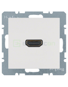 Priză - HDMI - v1.3 DeepColor - Berker S.1 - alb lucios - 3315428989