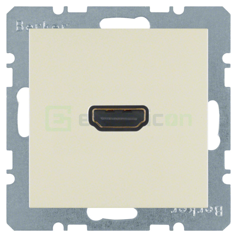 Priză - HDMI - v1.3 DeepColor - Berker S.1 - bej lucios - 3315428982