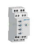 Releu control și monitorizare tensiune - monofazat și trifazat - reglabil 160-480VAC 2ND 16A - Hager - EUM200