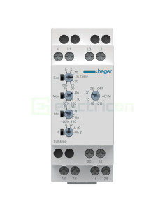 Releu control monitorizare tensiune Hager EUM200 (1P+N/3P+N 2
