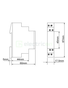 Releu de timp multifuncțional Hager EZM100 (12-240VAC/DC 2