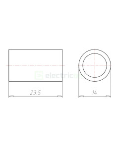 Ștuț legătură doze Ø74 mm Kaiser 2