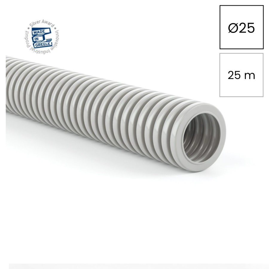 Copex tub flexibil Kouvidis Conflex ISR 25mm 1250N UV rezistent 25m 2041025