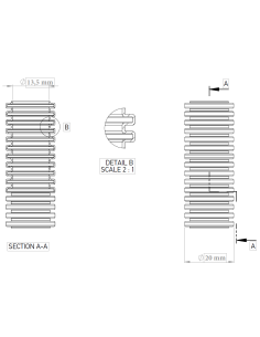Copex tub flexibil Kouvidis Conflex ISR 20mm 1250N UV rezistent 50m 2041020 2