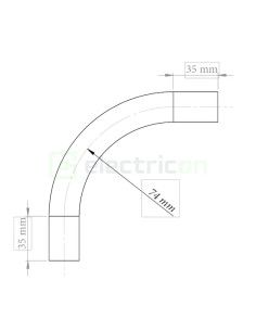 Cot PVC flexibil-rigid Kouvidis CONDUR ISR 20mm 1250N gri 4038020 2