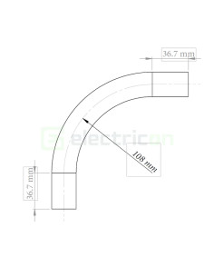 Cot PVC flexibil-rigid Kouvidis CONDUR ISR 25mm 1250N gri 4038025 2