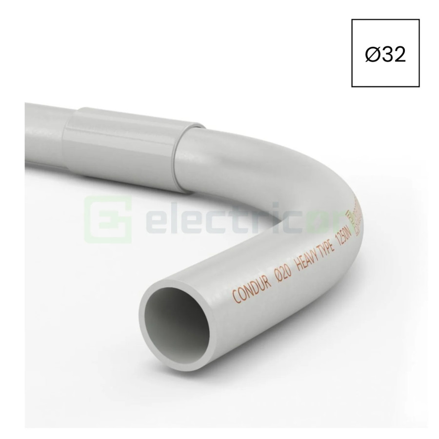 Cot PVC flexibil-rigid Kouvidis CONDUR ISR 32mm 1250N gri 4038032