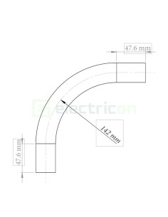 Cot PVC flexibil-rigid Kouvidis CONDUR ISR 32mm 1250N gri 4038032 2