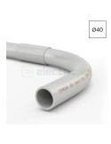 Cot PVC 90 grade pentru copex - tub rigid - Ø40 mm - 1250N - gri - Kouvidis CONDUR ISR 4038040
