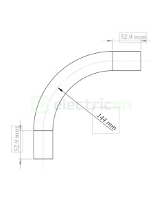 Cot PVC flexibil-rigid Kouvidis CONDUR ISR 40mm 1250N gri 4038040 2