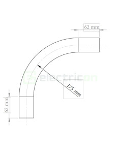 Cot PVC flexibil-rigid Kouvidis CONDUR ISR 50mm 1250N gri 4038050 2