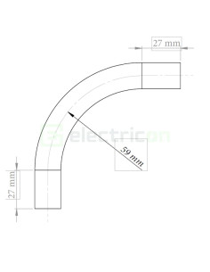 Cot PVC flexibil-rigid Kouvidis CONDUR ISR 16mm 1250N gri 4038016 2