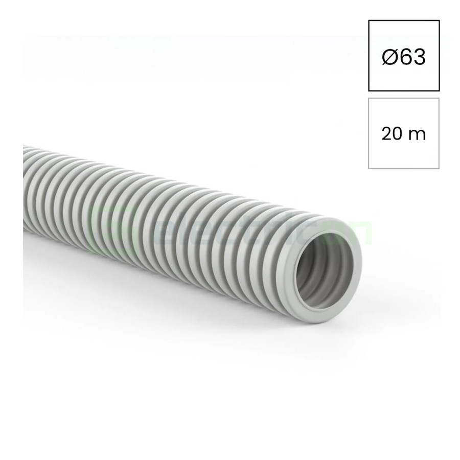 Copex tub flexibil Kouvidis MEDIFLEX IAS 63mm 750N gri 20m 2002063