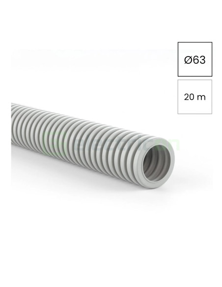 Copex tub flexibil Kouvidis MEDIFLEX IAS 63mm 750N gri 20m 2002063